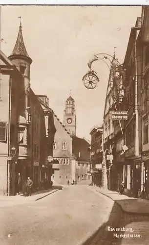 Ravensburg, Württ., Marktstrasse glum 1925? F0034