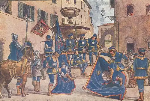 le storiche Contrade di Siena - Comparsa dei Nicchio ngl F2489