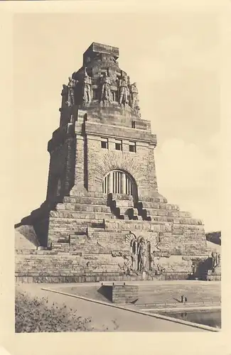 Leipzig, Völkerschlachtdenkmal gl1954 E9320