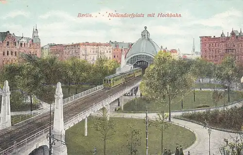 Berlin, Nollendorfplatz mit Hochbahn ngl E7505