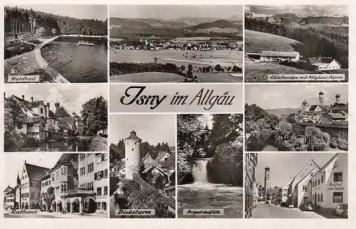 Isny im Allgäu, Mehrbildkarte ngl F0079