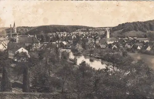 Heidenheim-Mergelstetten, Panorama glum 1950? F0003