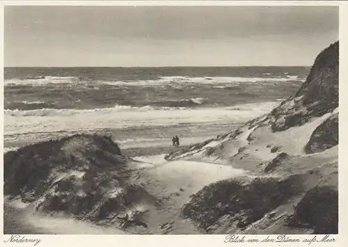 Norderney, Blick von den Dünen aufs Meer ngl E7853