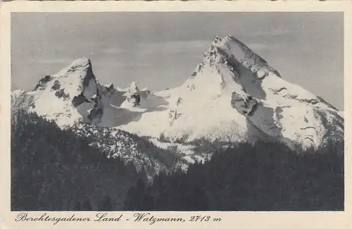 Berchtesgadener Land, Watzmann gl1939 F3529