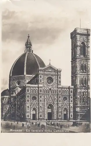 Firenze, La facciata della Cattedrale ngl F1270