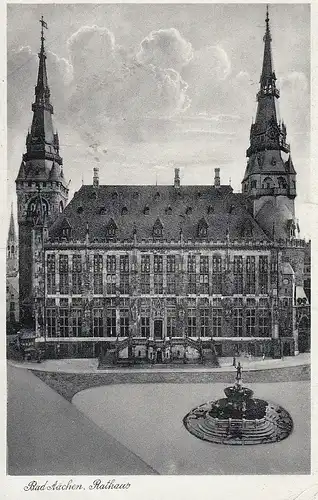Bad Aachen, Rathaus gl1938 F0141