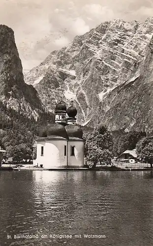 H.ORCHARD St.Bartholomä am Königssee mit Watzmann ngl F0157