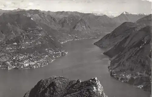 Lugano, La cima del S. Salvatore ed il monte Bré ngl E9437