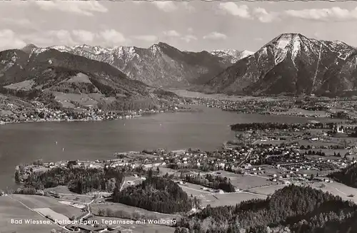 Bad Wiessee, Rottach-Egern, Tegernsee mit Wallberg ngl E7992