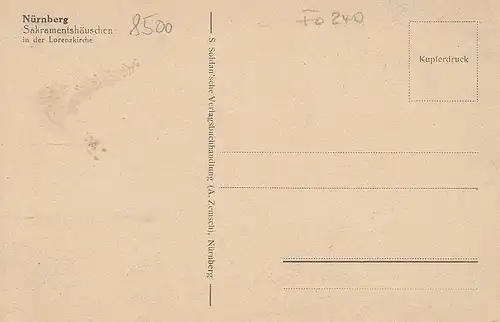 Nürnberg, Sakramentshäuschen in der Lorenzkirche ngl F0240