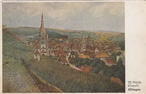 W.STRICH-CHAPELL Eßlingen a.N. gl1921 E9644