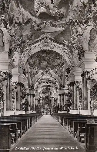 Münsterkirche in Zwiefalten, Württ., innen ngl F0187