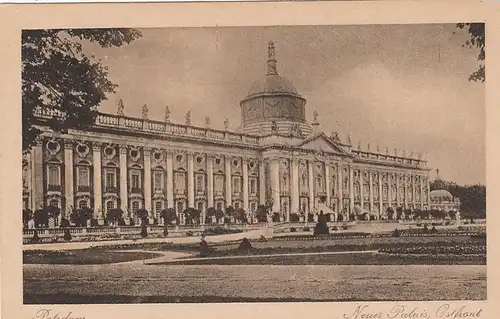 Potsdam. Sanssouci, Neues Palais, Ostfront gl1926 E8010R