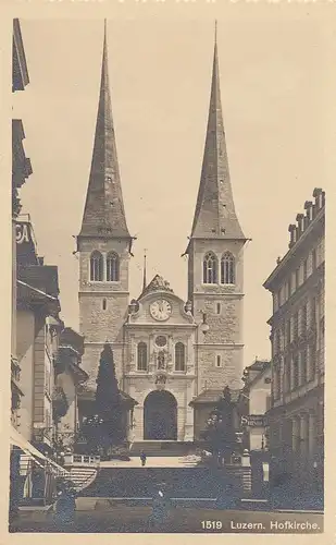 Luzern, Hofkirche gl1913 F2678