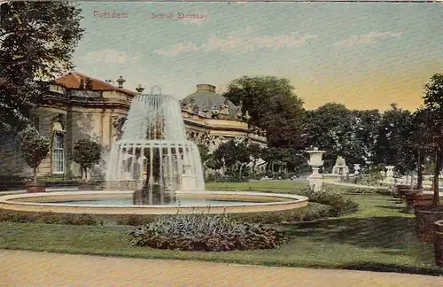Potsdam. Schloss Sanssouci gl1908 E8044