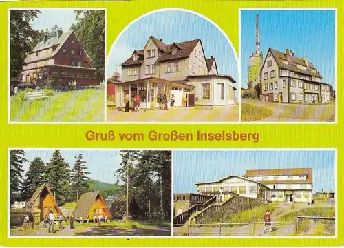 Gruß vom Großen Inselsberg, Mehrbildkarte ngl E7731