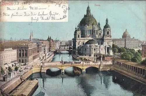 Berlin, Spree, Dom, Schloß gl1903 E8103