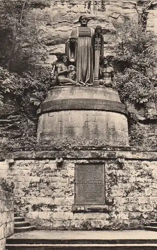 Richard-Wagner-Denkmal im Lieberthaler Grund bei Graupa gl1962 E9562
