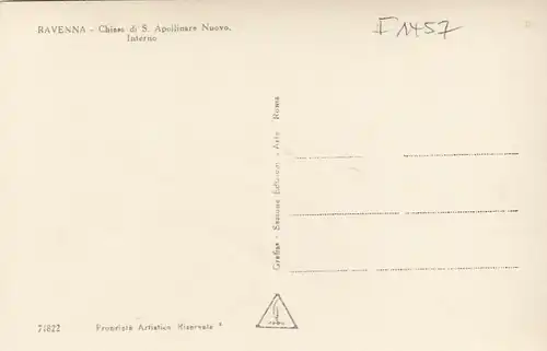 Ravenna, Basilica di S.Apollinare Nuovo, Interno ngl F1457