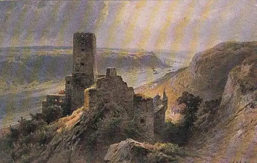 Burg Gutenfels am Rhein ngl F1467