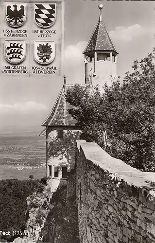 Burg Teck, mit Wappen ngl F0418