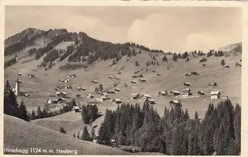 Hirschegg, Kleinwalsertal, mit Heuberg gl1937 E7602