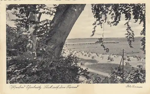 Ostseebad Scharbeutz, Blick auf den Strand gl1942 E8299