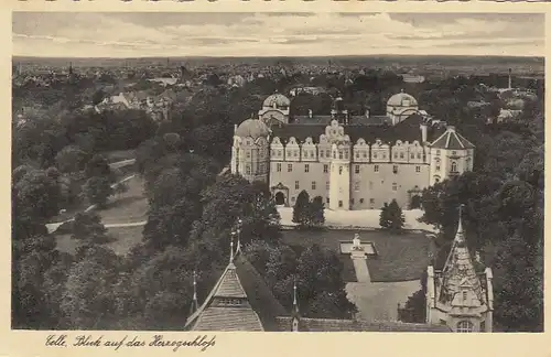 Celle, Blick auf das Herzogschloß gl1941 E8320
