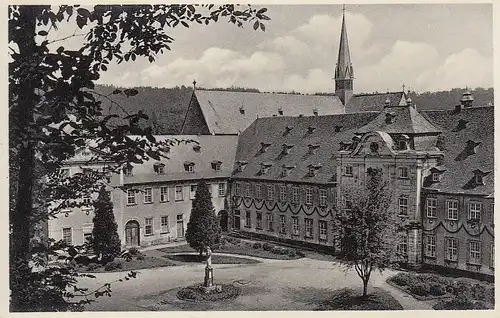 Abtei Marienstatt bei Hachenburg (Westerwald) Orig.Fliegeraufnahme ngl F0529