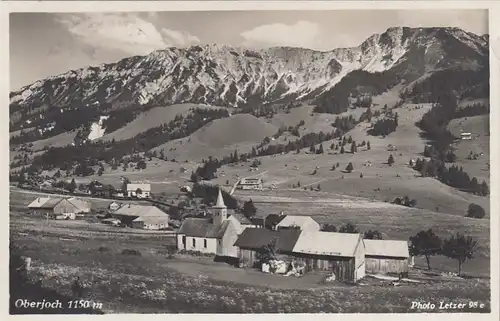 Hindelang-Oberjoch, Allgäu, Oberdorf mit Iseler gl1932 E7654