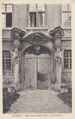 Eichstätt (Bayern) Portal eines Kavalierhauses in der Residenz ngl E7690