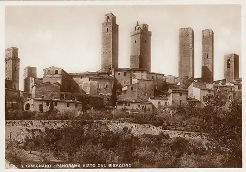 S.Gimignano, Panorama vista del Bigazzino ngl F1622
