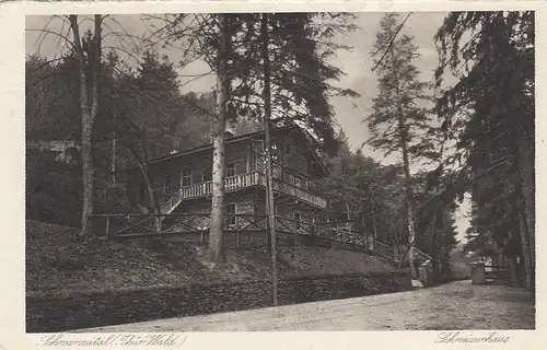 Schweizerhaus im Schwarzatal, Thür.Wald gl1927 E7959