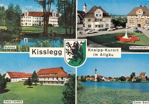 Kisslegg im Allgäu, Mehrbildkarte gl1975 E9810