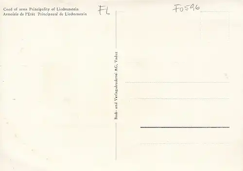 Liechtenstein, Staatswappen ngl F0596