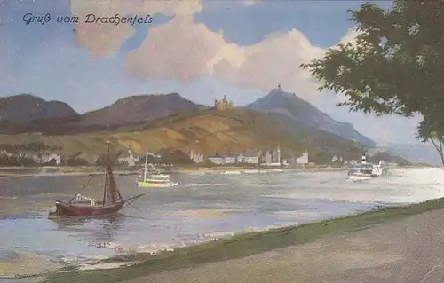 Gruß vom Drachenfels a.Rhein, ngl E9836