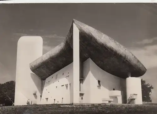 Ronchamp (Haute-Saône) Chapelle de Notre Dame (Cobusier) gl19?? F3071