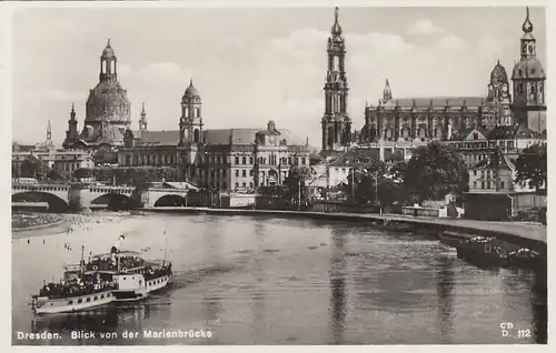 Dresden, Blick von der Marienbrücke ngl E8473