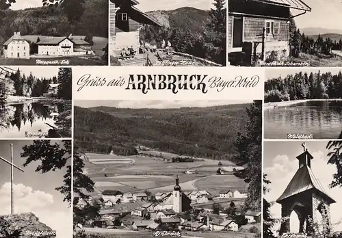 Arnbruck, Bayer.Wald, Mehrbildkarte gl1967 F3116