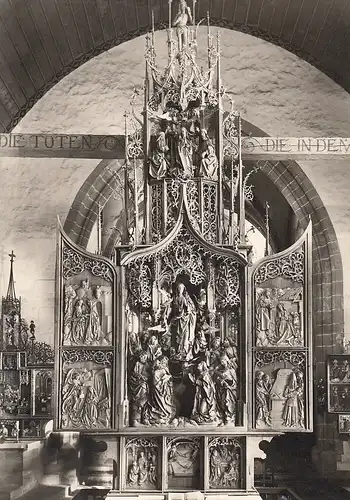 Creglingen - Herrgottskirche - Marienaltar ngl F0692