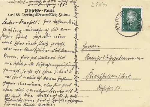 Blumengruß: Von Herzen, Silhouette gl1931 E8170