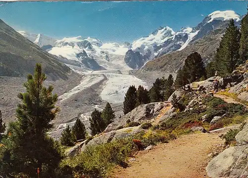 Berninagruppe, Panorama glum 1970? F4207