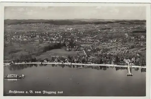 Kressbronn am Bodensee, vom Flugzeug aus gl1938? F0052