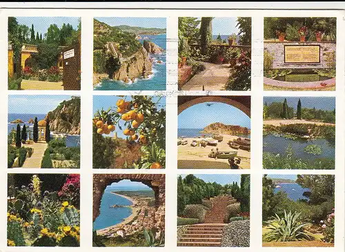 Blanes, Costa Blanca, Mehrbildkarte glum 1970? F3386