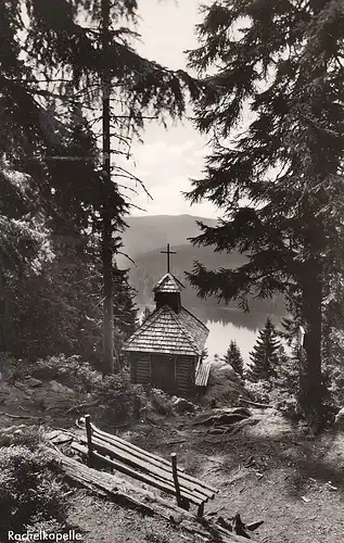 Rachelkapelle mit Rachelsee bei Regen gl1963 F0389