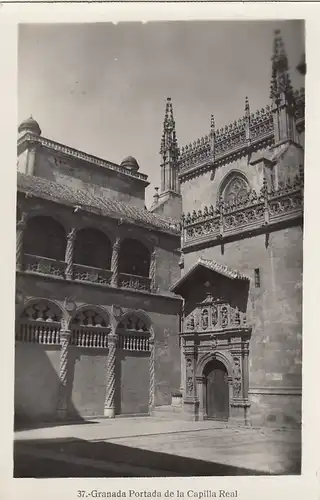 Granada, Alhambra, Portada de la Capilla Real ngl F1970
