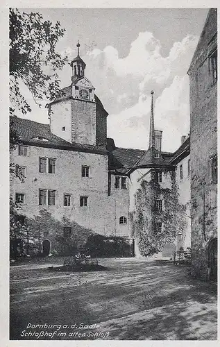 Dornburg a.d.Saale, Schloßhof im alten Schloß ngl F0397