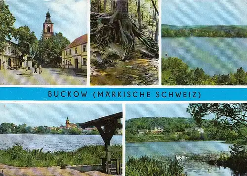 Buckow, Märkische Schweiz, Mehrbildkarte glum 1960? F0916