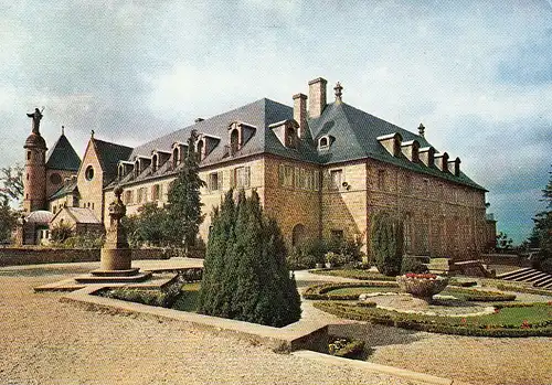Mont-Sainte-Odile (Alsace) La Grande Terrasse et le Monastère ngl F0899