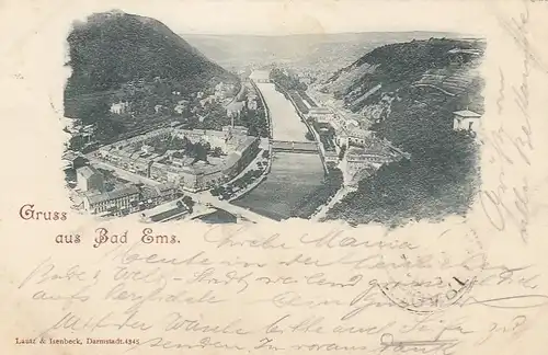 Gruss aus Bad Ems glum 1900? F2048